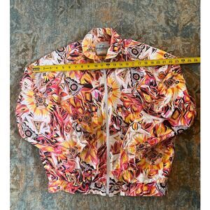 Vintage 90s Sportswise of Carmel Bright Print Jacket, Small